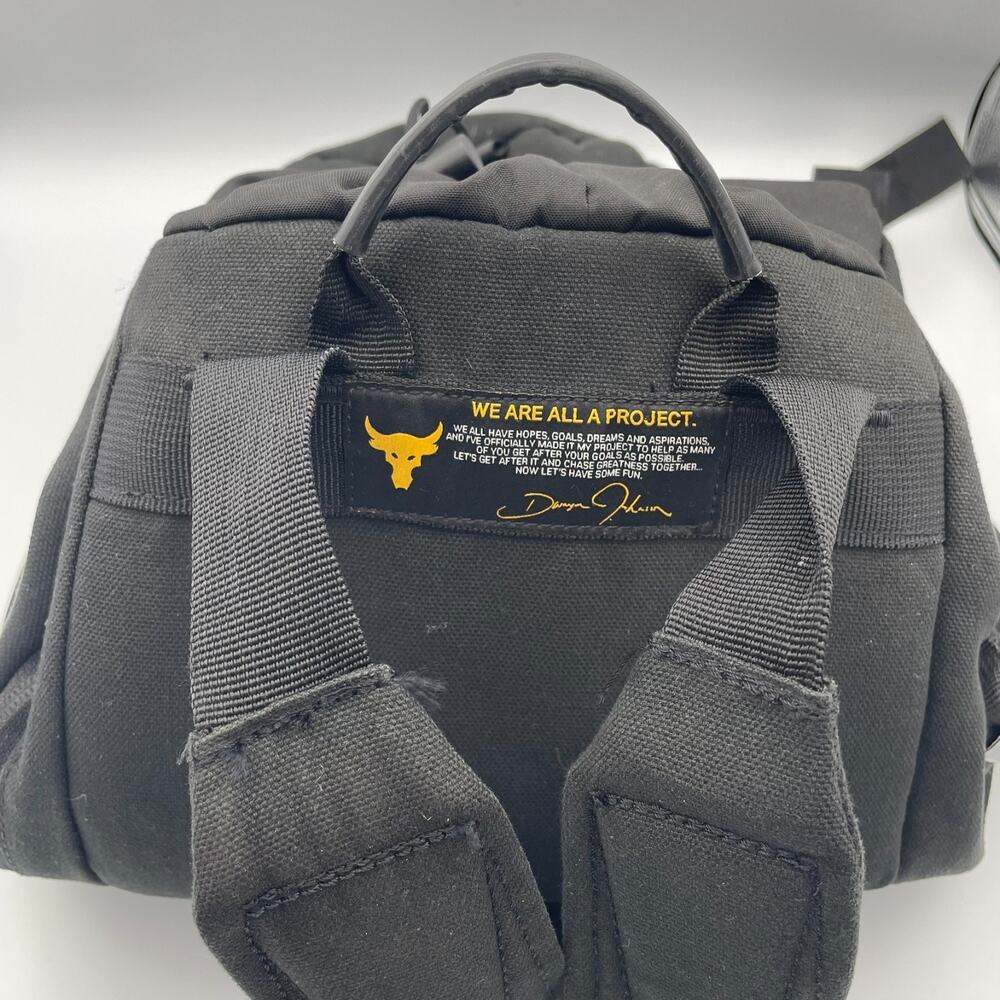 Under Armour Project Rock 60 Bag Backpack Rucksack Gym Duffle Travel School - Picture 14 of 16